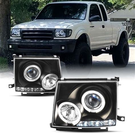 Amazon AKKON For Toyota Tacoma 2 4WD Black Bezel Dual Halo Ring