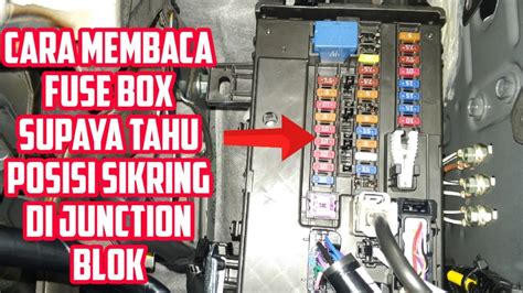 CARA MEMBACA FUSE BOX UNTUK MENGETAHUI LOKASI SIKRING YouTube