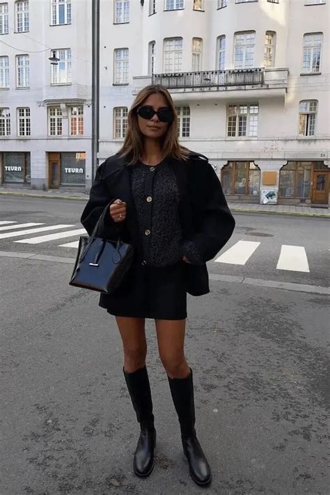 60+ Chic Black Boots Outfit Ideas To Level Up Your Style - Girl Shares Tips