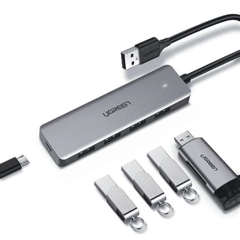 Extensor Usb 3 0 Hub 4 Portas 5 Gbps Ugreen Hub Magazine Luiza