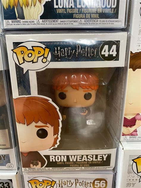 Harry Potter Funko Pop Ron Weasley With Scabbers Hobbies Toys Toys