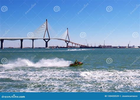 Bridge Of The Constitution Called La Pepa In The Bay Of Cadiz