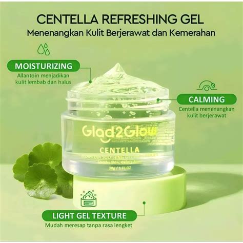 Jual Glad2Glow Moisturizer Centella Memperbaiki Skin Barrier 30gr