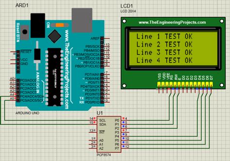 I2c Lcd With Arduino Proteus Simulation And Code Proteus Tutorial Images