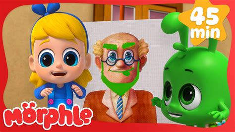 Green Paint With Morphle Morphle Moonbug Create Youtube