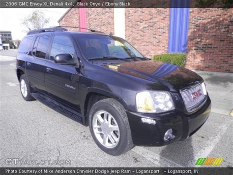 Black Onyx Gmc Envoy Xl Denali X Ebony Black Interior