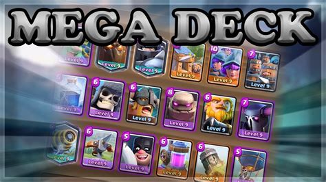 Clash Royale Mega Deck Challenge Youtube