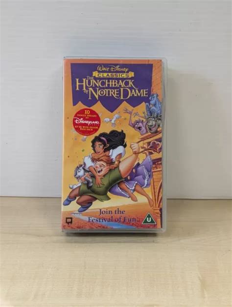 The Hunchback Of Notre Dame Vhs Walt Disney Classic