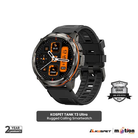 Kospet Tank T Ultra Dual Ultimate Rugged Smart Watch With Amoled