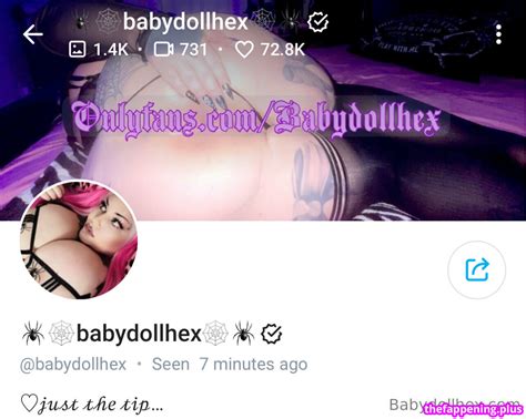 Babydollhexx Nude Onlyfans Photo The Fappening Plus