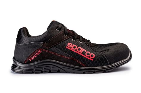 Basket De S Curit L G Re Practice S P Noir Rouge Sparco Chaussures Pro