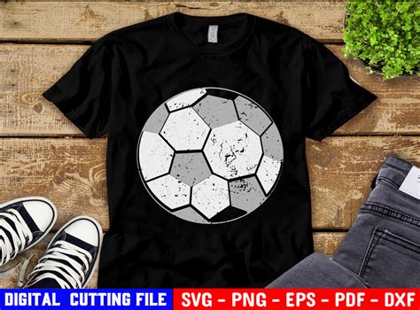 Distressed Soccer Ball Svg Grunge Soccer Ball Svg Cut File For Cricut