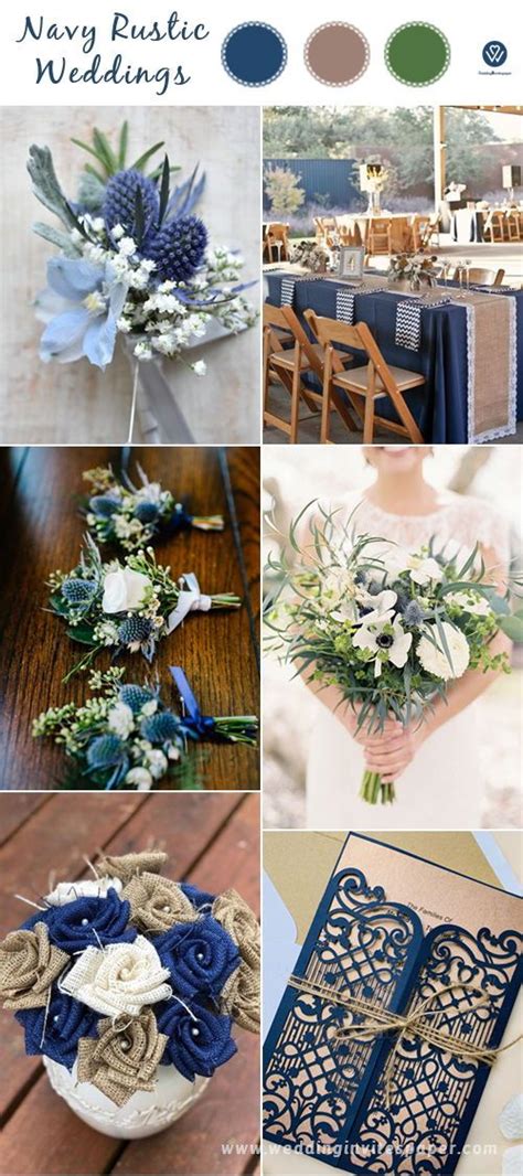 Pretty Navy Blue Country Wedding Ideas Navy Blue Wedding Ideas Diy