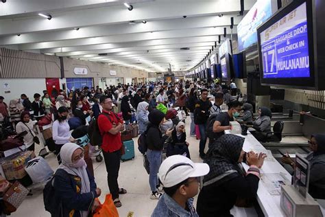 Jelang Puncak Arus Mudik Bandara Internasional Soekarno Hatta Mulai