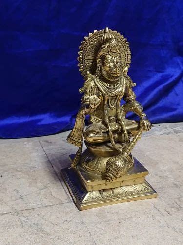 Golden Lord Hanuman Brass Statue Temple At Rs In Bengaluru Id