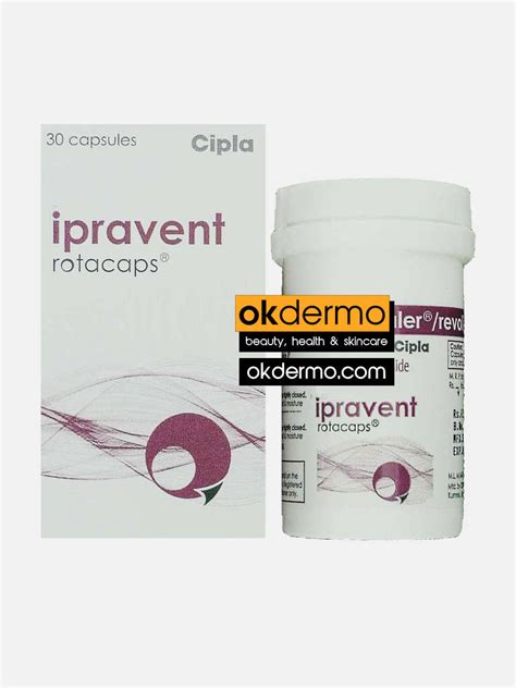 Ipravent Ipratropium Bromide Rotacaps Okdermo Skin Care