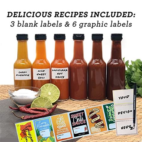 Grow And Make Deluxe Diy Hot Sauce Making Kit Learn How To Make 6 Spicy Sauces At Home With