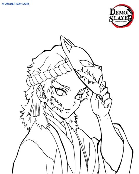 Dibujos De Demon Slayer Kimetsu No Yaiba Para Colorear