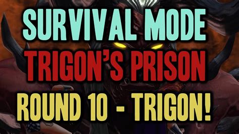 Survival Mode Trigon S Prison Round Trigon Defeated Ice Dps Pov