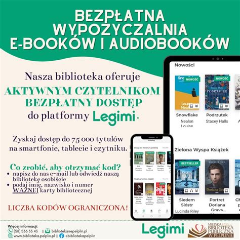 Nowe Kody Do Legimi Miejska Biblioteka Publiczna W Pelpliniemiejska