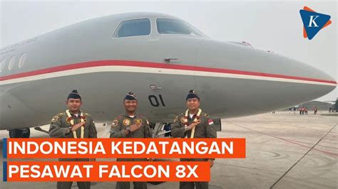 Pesawat Jet Falcon X Pesanan Prabowo Dari Perancis Tiba Di Indonesia