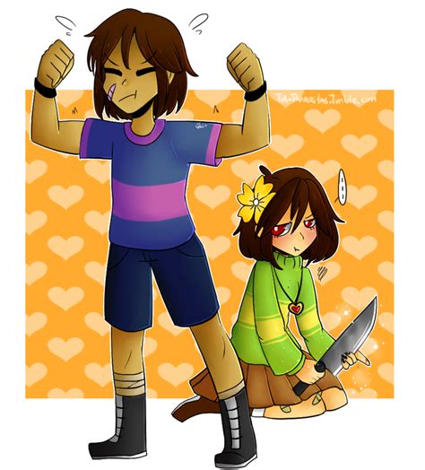 Chara Frisk Charisk Undertale Ut Shipping