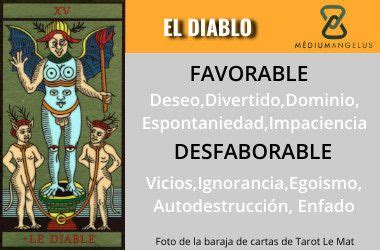 El Diablo Y Su Significado En El Tarot Mediumangelus