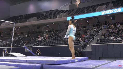 EMjae Frazier Uneven Bars 2022 Winter Cup Senior Women YouTube