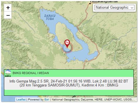 Kab Samosir Kembali Diguncang Gempa Sumutcyber