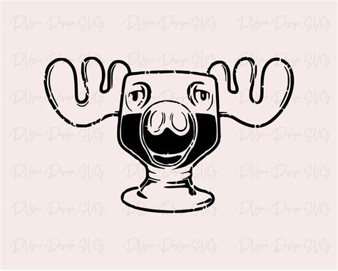 Marty Moose Mug Svg Christmas Vacation Png Christmas Digital Cut File