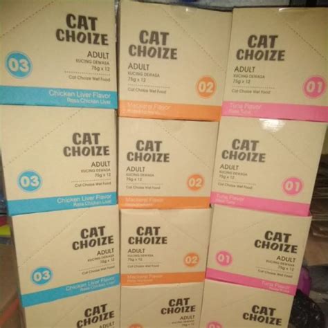 Cat Choize Pouch Dus Isi Pcs Lazada Indonesia