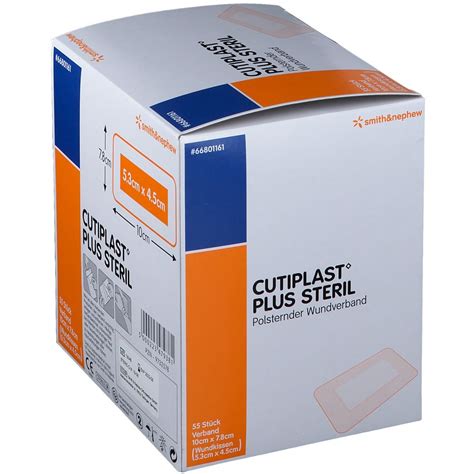 CUTIPLAST Plus Steril 10 X 7 8 Cm 55 St Shop Apotheke