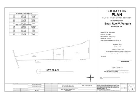 LOT PLAN Sample Coursework For Quantity Surveying R 9266