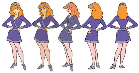 Custom Scooby Doo Model Sheets Daphnewhats New By Nickscheetz On