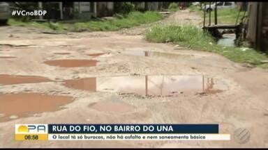 Bom Dia Pará Alagamento causa transtornos a moradores da rua do Fio