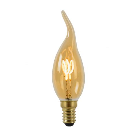 Ampoule Filament Led Flamme E W Dimmable Lucide