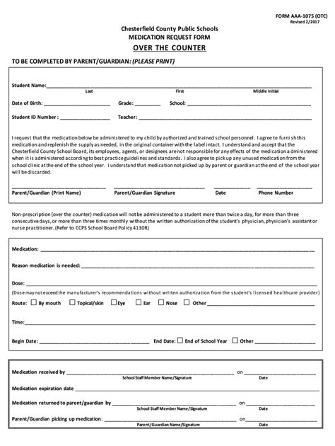 Asthma Medication Administration Form 2024 Jandy Lindsey