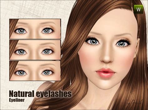 The Sims Resource Natural Eyelashes