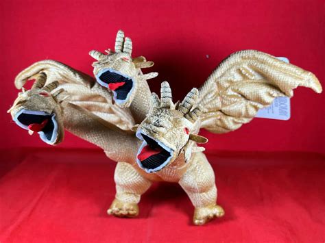 Toy Vault Godzilla Origins King Ghidorah Roaring Plush 12 Plush