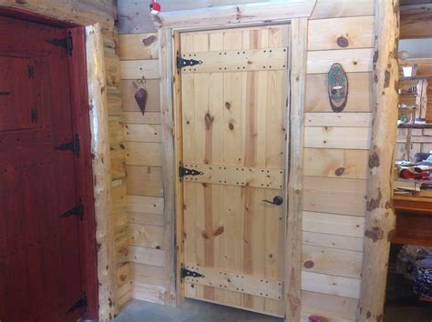 Hand Made Custom Interior Pine Cabin Doors By Drew S Up North