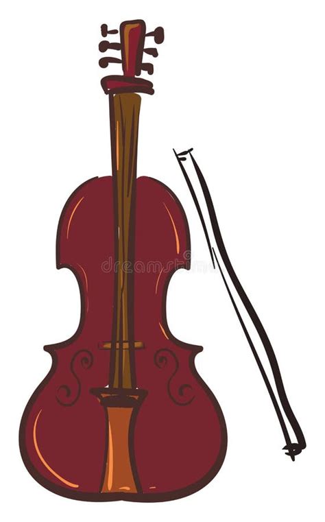 Vector Gráfico De Dibujos Animados De Instrumentos De Cello