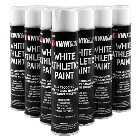 Kwik Goal White Athletic Paint Sports Facilities Group Inc