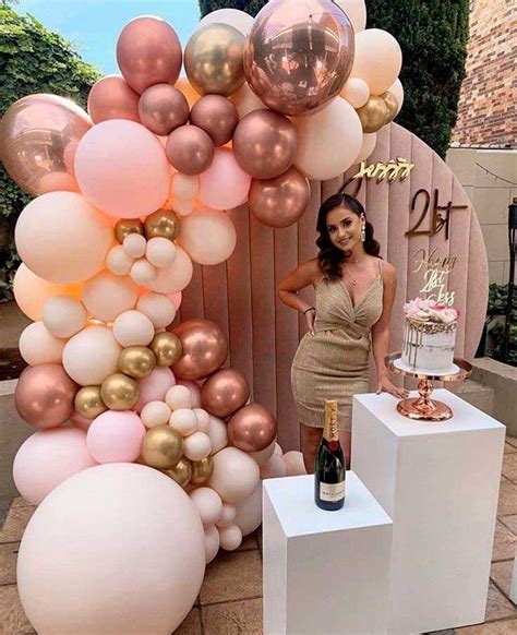 Rose Gold Pink Diy Balloon Arch Kit Garland Party Decorations