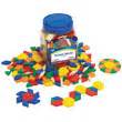 Quietshape Foam Pattern Blocks Cm Set Of Counting Sorting