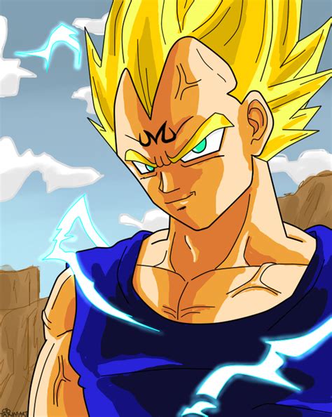 Majin Vegeta By Chibibardock On Deviantart