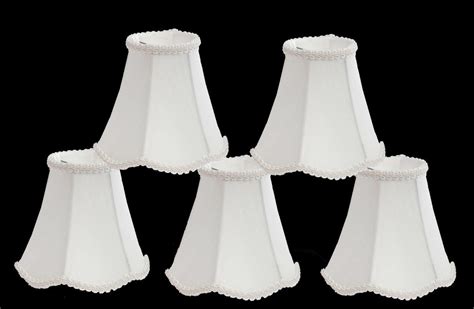 Urbanest 1100255b Scallop Chandelier Mini Shade 6inch Clip On Off White