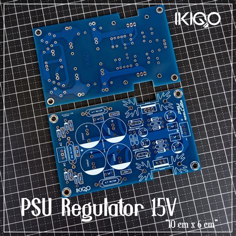 Jual Pcb Psu Regulator Simetris Ct V Lm Lm Anistardi Double