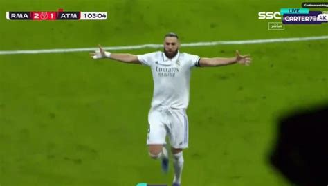 Gol Karim Benzema En Real Madrid Vs Atlético Madrid En Vivo Así Anotó El Francés El 2 1 En El