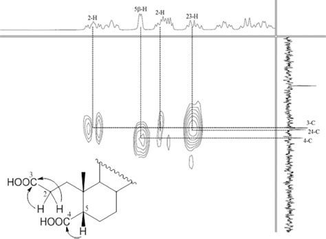 Hmbc Nmr Spectrum Of Compound F Download Scientific Diagram