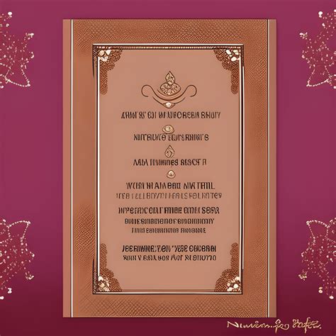 Nikkah Invitation Card · Creative Fabrica